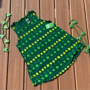 St. Patrick’s Day Top Shirt Tank NWT